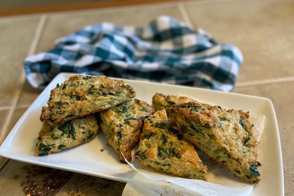 Spinach Scones