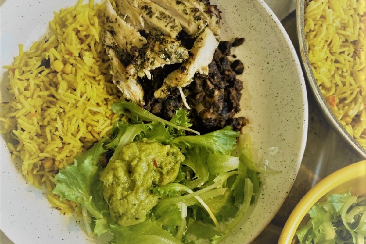 Leftover Taco Chicken Bowl